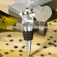 Wholesale star crystal wine stopper for wedding decoration